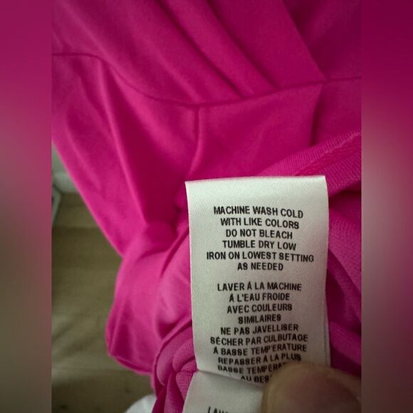 Julia Jordan
Pleated Surplice V-Neck 3/4 Sleeve Ruffled Front Dress - Picture 5 of 7